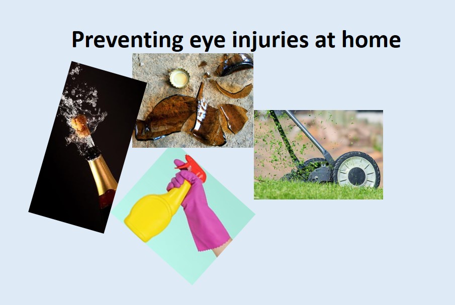 Preventing eye injuries at home